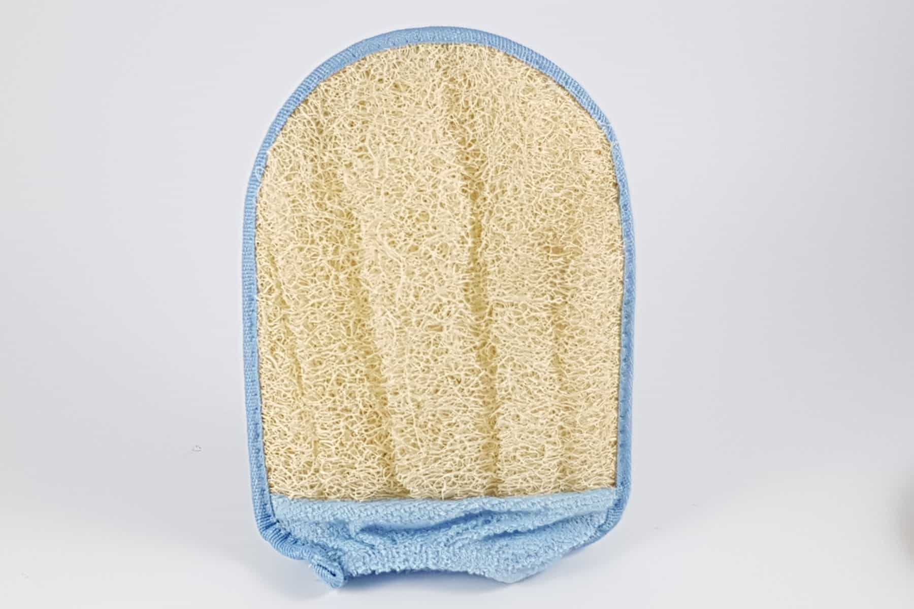 Gant ovale luxe en loofah.