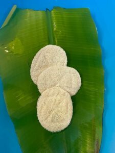 Porte-savon en loofah égyptien Anubis Labo.